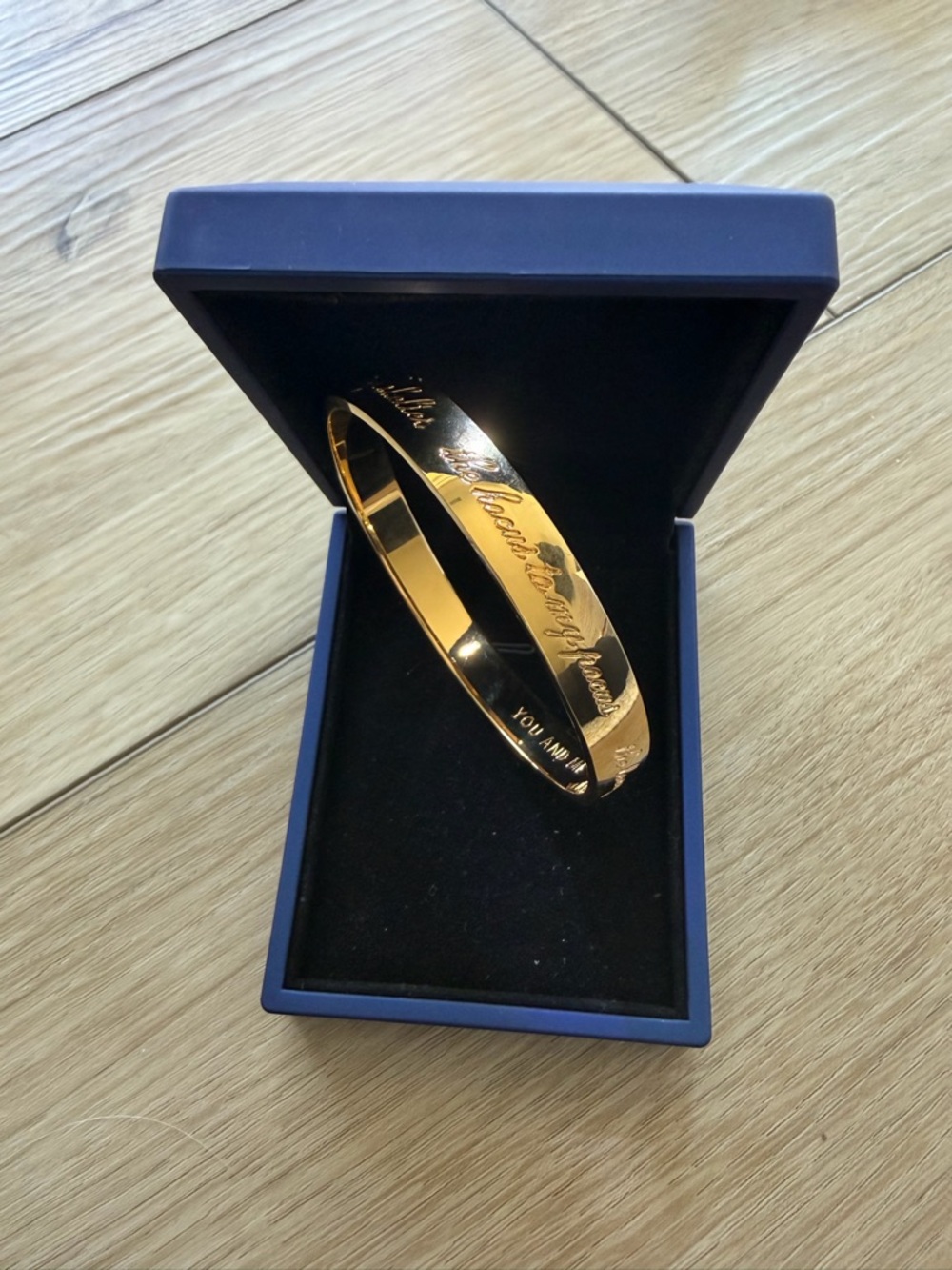 Kate Spade “You and Me Maid of Honor” Gold Bangle Bracelet NEW!